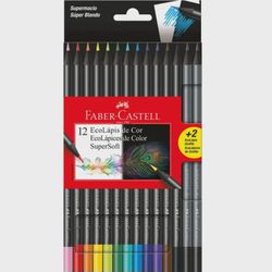 Lápis De Cor Supersoft 12 Cores - Faber-Castell - BAIUCA