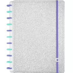 Caderno Inteligente Grande Lets Glitter Silver - BAIUCA