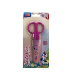 TESOURA ESCOLAR 12CM C/PROT UNICORNIO KAZ - BAIUCA