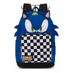 Mochila Escolar Sonic Azul - Luxcel - BAIUCA