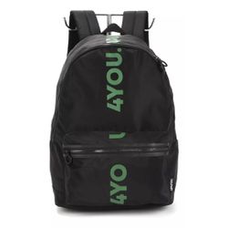 Mochila Feminina Up4You Pt/Vd Luxcel - BAIUCA