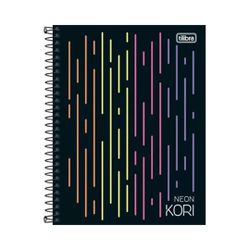  Caderno 1x1 Neon Kori - Tilibra 80 Folhas - BAIUCA