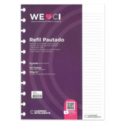  Bloco Pautado Grande 50Fls 90g - Caderno Intelige... - BAIUCA