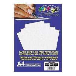 Papel Antílope 180g Branco - 50 Folhas Off Paper - BAIUCA