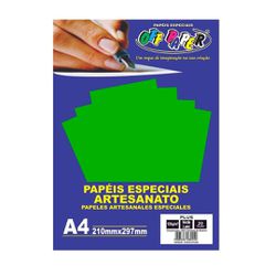 Papel Plus Verde Lumi 120g - 20 Folhas Off Paper - BAIUCA