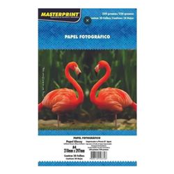 Papel Fotográfico Glossy A4 230g 20 F. - MasterPri... - BAIUCA