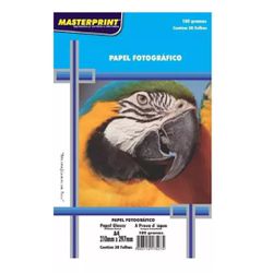 Papel Fotográfico Glossy A4 180g - MasterPrint - BAIUCA