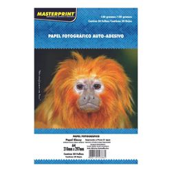 Papel Adesivo Glossy A4 130g 50 Fls - Masterprint - BAIUCA