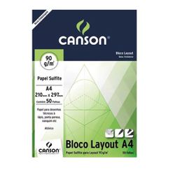 BLOCO LAYOUT MARG A4 50FLS 66667024 CANSON - BAIUCA