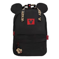 Mochila de Costas Mickey Luxcel - Preta - BAIUCA