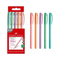 CANETA ESF TRILUX C/5 STYLE COLORS 032/ES5 FABER C - BAIUCA