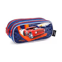 Estojo Escolar Triplo Hot Wheels - Luxcel - BAIUCA