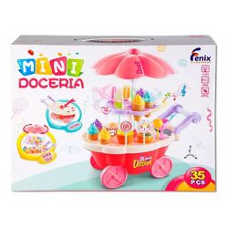 Carrinho Mini Doceria para Brincar - Fenix - BAIUCA