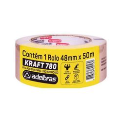 Fita Kraft Empacotamento 48mm x 50m Adelbras - BAIUCA