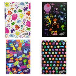 Caderno Espiral Cd 1x1 80f Divertida Mente Foroni - BAIUCA