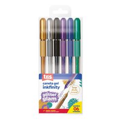 Caneta Gel 1.0mm Inkfinity Glitter Glam c/6 - Tris - BAIUCA