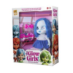 Boneca Glow Girls Azul Celeste - Bee Toys - BAIUCA