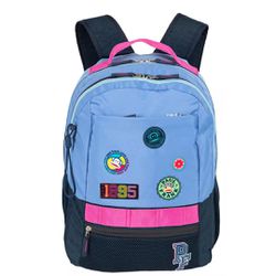 Mochila de Costas Paul Frank Patches Azul/Pink Ses... - BAIUCA