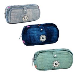  Estojo Duplo Rebecca Bonbon Jeans Juvenil Sortido... - BAIUCA