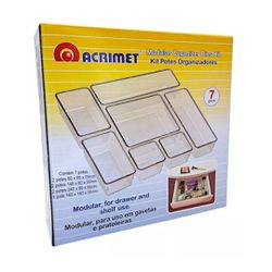Kit de Organizadores Modulares C/ 7 Peças Acrimet - BAIUCA