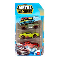 Kit 3 Carrinhos Metal Machines Rev White Dragsta C... - BAIUCA