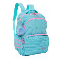Mochila Juvenil Stitch Turquesa Luxcel - BAIUCA
