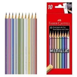 EcoLápis Metallic 10 Cores Faber-Castell - BAIUCA