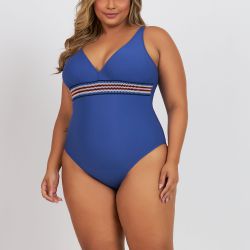 BODY MAIÔ ELASTIC INDIGO - Banho de Mar