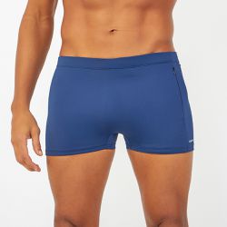 SUNGA BOXER COM ZIPER VERTICAL MARINHO - Banho de Mar