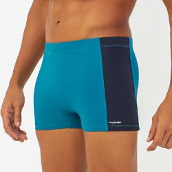 SUNGA BOXER COM BOLSO INTERNO VERDE PETROLEO C/ PR... - Banho de Mar