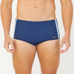SUNGA SLIP COM LISTRA MARINHO - Banho de Mar