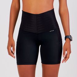 SHORT FAIXA V POWER PRETO - Banho de Mar