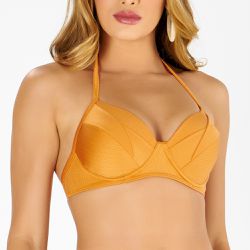 TOP COM BOJO E PREGAS COCO QUEIMADO - Banho de Mar