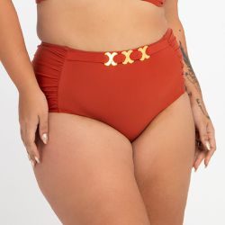 HOT PANT MODELLE LISO TERRA - Banho de Mar