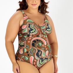 MAIO MODELADOR ESTAMPADO NATUREZA PSICODELICA - Banho de Mar