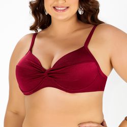 TOP PLUS COM NÓ LISO HIBISCO - Banho de Mar