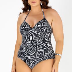 MAIO PLUS C/ BOJO E NÓ ESTAMPADO OURICO DO MAR - Banho de Mar