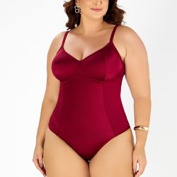 MAIO MEIA TAÇA PLUS LISO HIBISCO - Banho de Mar