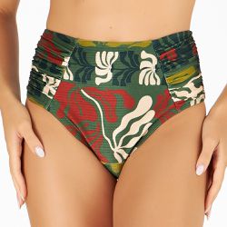 BIQUINI MAX DRAPEE ESTAMPADO ZB ALGAS MATISSE - Banho de Mar
