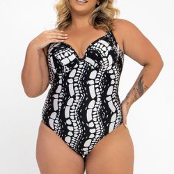 MAIO C/ BOJO RECORTE E TRANÇA ESTAMP. ZB PEDRAS DO... - Banho de Mar