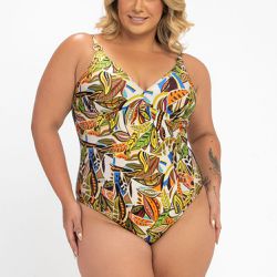 MAIO CLASSIC C/ BOJO REMOVIVEL ESTAMPADO ZB FLORES... - Banho de Mar