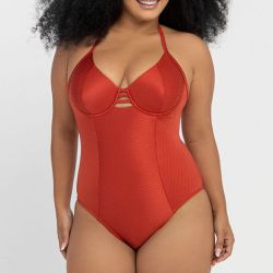 MAIÔ MEIA TAÇA LISO ZERO BARRIGA TERRA - Banho de Mar