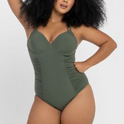 MAIO DRAPEE C/ ARGOLA LISO ZB CACTOS - Banho de Mar