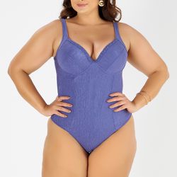 MAIO C/ BJ RECORTE E TRANÇA LISO ZB AZUL LUZEIRO - Banho de Mar