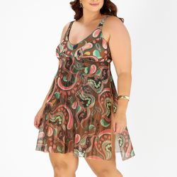 MAIO SAIDA SEM BOJO PLUS NATUREZA PSICODELICA - Banho de Mar