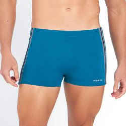 SUNGA BOXER COM LISTRA VERDE PETROLEO - Banho de Mar