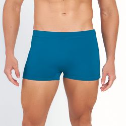 SUNGA BOXER LISA VERDE PETROLEO - Banho de Mar