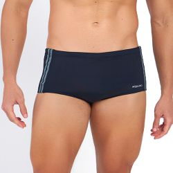 SUNGA SLIP COM LISTRA PRETO - Banho de Mar