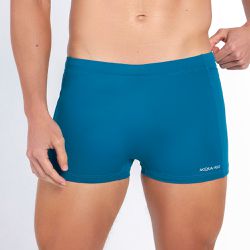 SUNGA BOXER COM BOLSO VERDE PETROLEO - Banho de Mar
