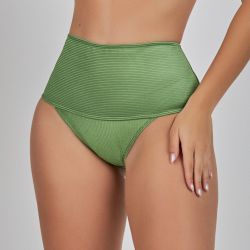 BIQUINI MAX FAIXA LISO ZERO BARRIGA BOTANICO - Banho de Mar